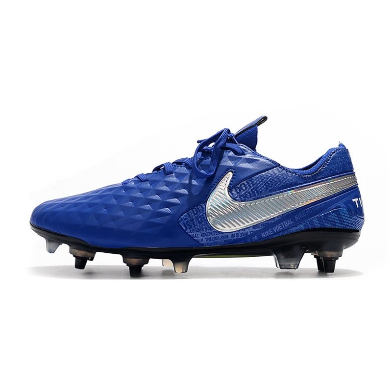 Nike Tiempo Legend VIII Elite SG PRO AC Modrý stříbrný